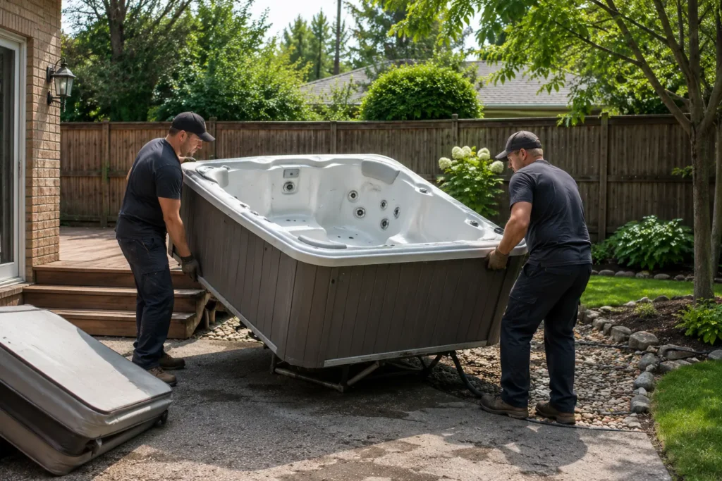 hot tub removal services in essex county